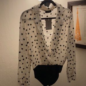 Zara Polkadot Bodysuit